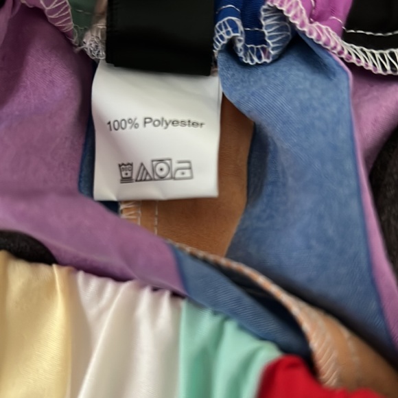 SHEIN NWOT Colorful Mini Skirt - Picture 3 of 3